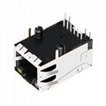 08B0-1X1T-03-F 10/100 Base-T Ethernet RJ45 Magjack 