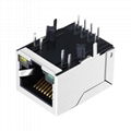 HR911105A 10/100 Base-t 1 Port 8 Pin RJ45 Connector With LED 5