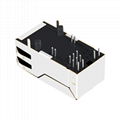 0826-1X1T-GJ-F Single Port 8P8C RJ45 Female Jack Ethernet Connector