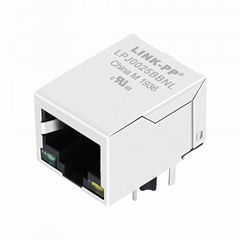 KLU1S516-43 LF 10/100 Base-t 1X1 RJ45 8 Pin Female Connector