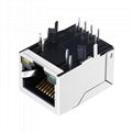 LF1S022-43 Single 10/100 Base-T RJ45 Modular Jack With Integrated Magnetics 3