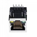 LF1S022-43 Single 10/100 Base-T RJ45 Modular Jack With Integrated Magnetics 5