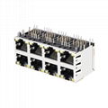 0833-2X4R-56-F 2X4 ports 10/100 Base-T