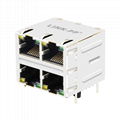 J20-0013NL 10/100 Base-T  rj45 connector and rj11 RJ45 Jack Module Connector  1