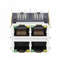 J20-0013NL 10/100 Base-T  rj45 connector and rj11 RJ45 Jack Module Connector  5