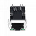 48025-1090 10/100 BASE-T RJ-45 rj45 Connector with 90 degree LED