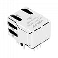 46F-1202YGD2NL 10/100 Base-T Single Port RJ45 Jack Female Connector