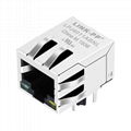 JXR0-0011NL 100 Base-t Single Port RJ45 Connector With Magnetics 2