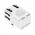 XRJH-01D-1-D12-170 10/100 Base-t 1X1 Port RJ45 Modular Plug