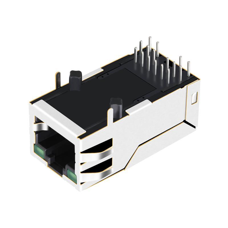 0826-1G1T-32-F Long Body Single Port RJ45 Female Socket  4