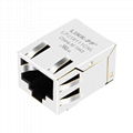 HY991101C 10/100 Base-t Single Port Surface Mount RJ45 Connector With Magnetics