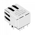 13F-67CGYDS2NL 10/100 Base-t 1 Port RJ45 Jack Module With Magnetics 5