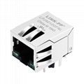 SI-60001-F 10/100 Base-t 1 Port RJ45 Shielded Connector