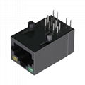 SI-50199-F 10 / 100 Base-T 1X1 RJ45 Female Jack 