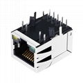 XFGIB100JM-CLGY1-4MS 1X1 Port RJ45 Plug With Gigabit Magnetics