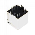 SI-46001-F 10/100 Base-t Vertical RJ45 Modular Plug With Magnetics