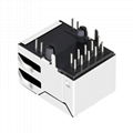 6605814-6/6605814-1/6605814-5 1000 Base-T Magnetic Single Port RJ45 Modular Jack 3