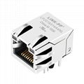 6605814-6/6605814-1/6605814-5 1000 Base-T Magnetic Single Port RJ45 Modular Jack 1