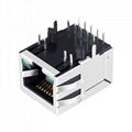 1-6605444-1/ 1-6605444-3 / 6605444-6 Shielded RJ45 Connector