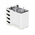 0845-2D1T-H5 2X1 10/100 Base-t RJ45 Connector With Magnetics