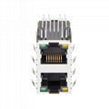 0845-2D1T-H5 2X1 10/100 Base-t RJ45 Connector With Magnetics