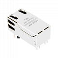 JK0-0036NL 10/100/1000 Base-T One Port  RJ45 Jack Magnetic