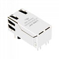 0826-1X1T-43-F 1000 Base-T 1X1 Port RJ45 Connector with Magnetics