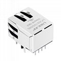 HFJ11-S101E-L21 Tab Up RJ45 Connector With 90 Degree