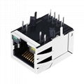 HFJ11-S101E-L21 Tab Up RJ45 Connector With 90 Degree