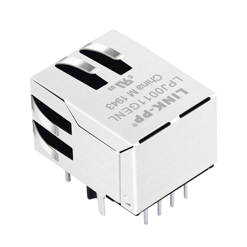 J00-0076 Amp RJ45 Cat 5 Modular Jack With Transformer 3