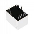  XMV-J1N521ZJE Vertical RJ45 Connector Module With 1000 Base-t Magnetics