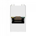  XMV-J1N521ZJE Vertical RJ45 Connector Module With 1000 Base-t Magnetics