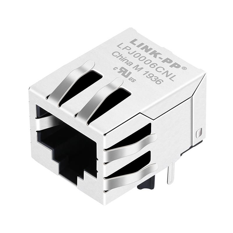 J0006D21NL 10/100 Base-T 1X1 Port RJ45 Connector Without LEDs