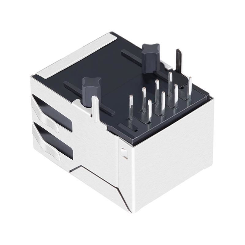 J0012D21NL Single Port RJ45 Connector with 10/100 Base-T Integrated Magnetics 3