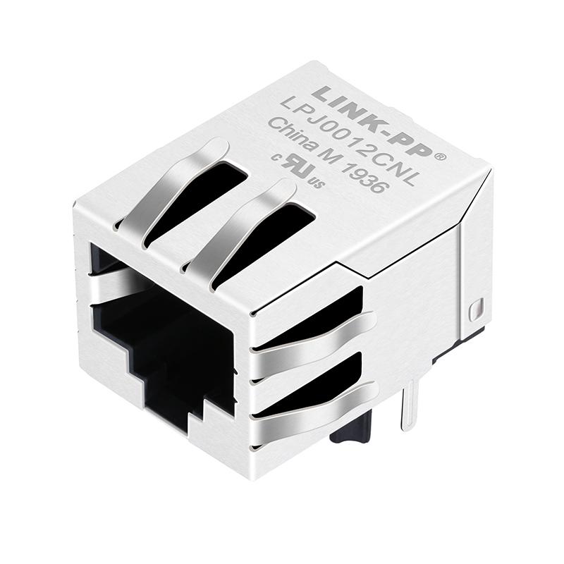 J0012D21NL Single Port RJ45 Connector with 10/100 Base-T Integrated Magnetics 5