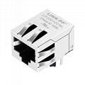 J0012D21NL Single Port RJ45 Connector with 10/100 Base-T Integrated Magnetics