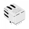 J0026D21 / J0026D21NL 100 Base-t Single Port RJ45 Connector Magjack 2