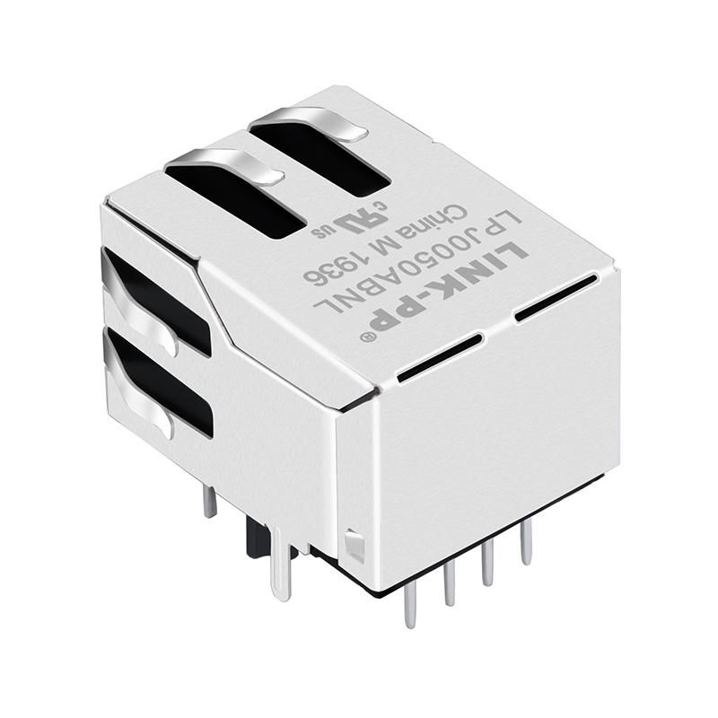 J00-0051NL Tab-Down 1 Port RJ45 8 Pin Female Connector