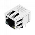 J00-0051NL Tab-Down 1 Port RJ45 8 Pin Female Connector 2