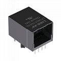 13F-64GYDPNS2NL Single Port 8 Pin RJ45 Female Electrical Connectors