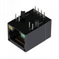 13F-64GYDPNS2NL Single Port 8 Pin RJ45 Female Electrical Connectors