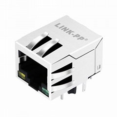 HFJ11-1043E-L12RL 10 Base-t 1X1 Port RJ45 Shielded Connector