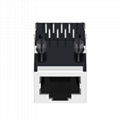 0875-1AX1-E3 Single Port RJ45 8 Pin Female Connector 2