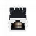 ASRJ11A-MCSC-LT2 10/100 Base-TX SMD RJ45 Connector Price With Magnetic 4