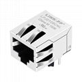 13F-62GND2NL 10/100 Base-t Single Port RJ45 Magnetics Connector With Transformer