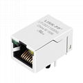 JXR1-0015NLT 1 Port Shielded RJ45 Plug Connector 