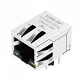 13F-61JGYDPH2NL Single Port Connector RJ 45 With 10/100 Base-T Magjack 3
