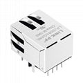 XRJG-01P-1-D3C-210 Tab Down Single Port RJ45 Connector Price With LED