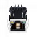 P65-101-1HQ9 Amp RJ45 Connector Cat6 With Magnetic jack 4