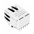 P65-101-1HQ9 Amp RJ45 Connector Cat6 With Magnetic jack